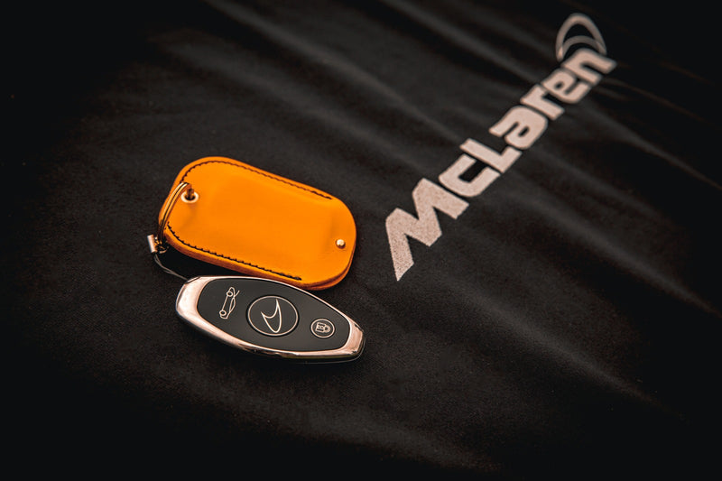 McLaren Vodafone Tracker Fob Holder Keyring