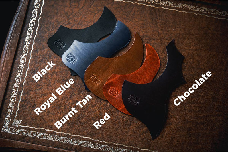 Colour Options for Bespoke Leather Acoustic Guitar Pickguard