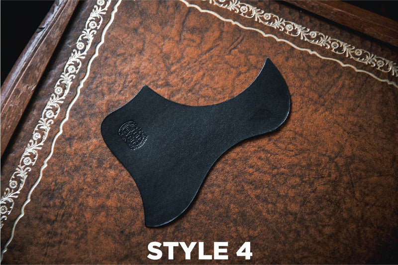 Black Leather Acoustic Guitar Scratch Guard