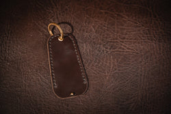 Shell Cordovan Porsche Tracker Fob Holder Keyring