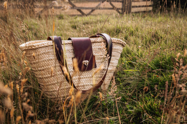 French Inspired Luxury Tote Straw Bag