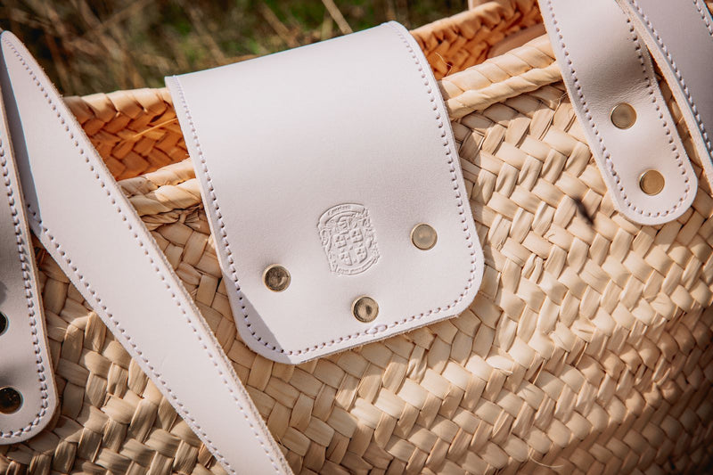 Coupland Straw Summer Straw Bag in White