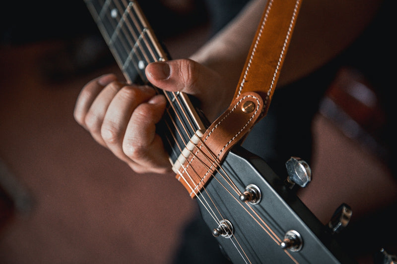 Quality Leather Headstock Tie