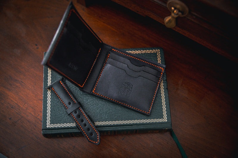 Leather Apple Watch Strap with Matching Leather Wallet