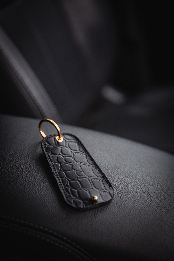 Crocodile Print Porsche Tracker Holder