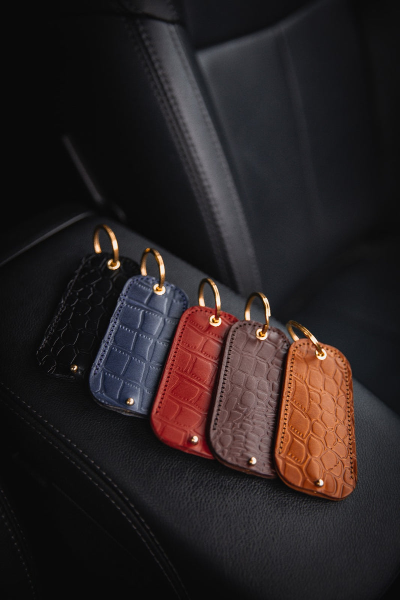 Collection Crocodile Print Porsche Tracker Holder