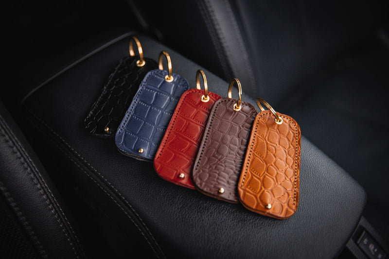 Croc Print Porsche Tracker Holder