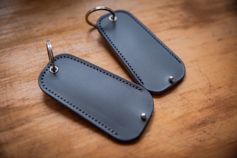 Limited Edition Carbon Grey Leather Porsche Tracker Holder