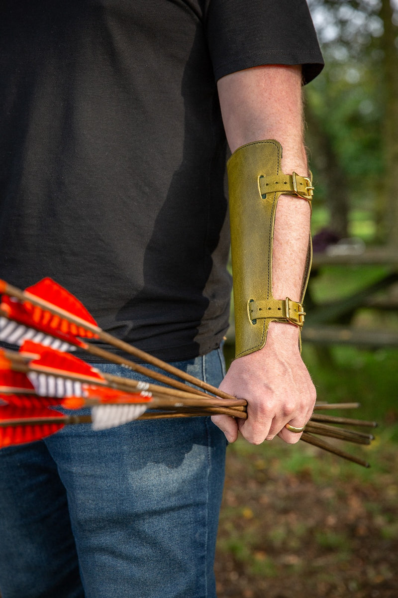 Leather Archery Armguard