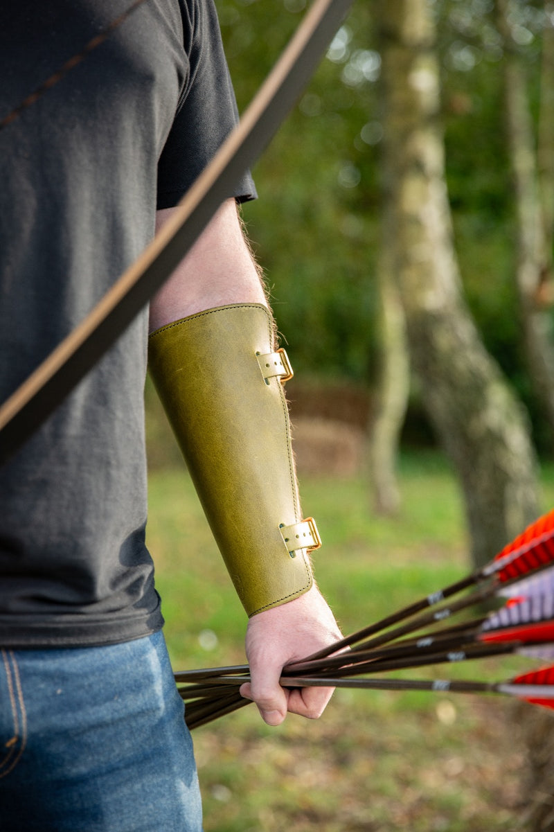 Leather Archery Armguard