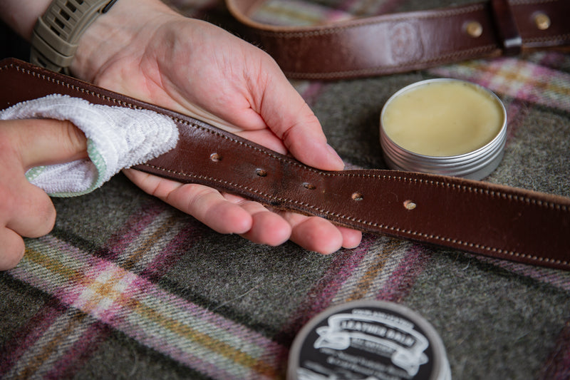 Coupland Leather Balm enhancing patina and longevity of leather items