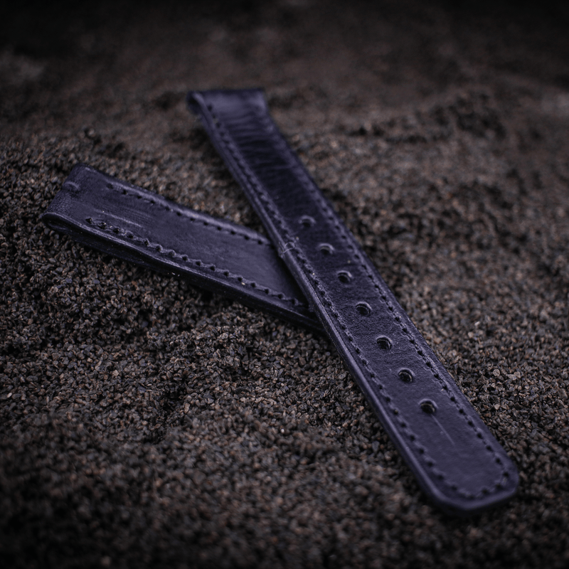 blue leather apple watch strap connector 38 & 40mm