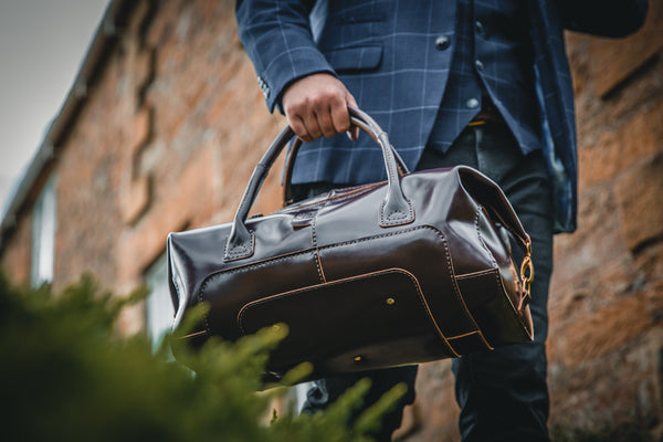 Shell Cordovan Weekender Duffle Bag