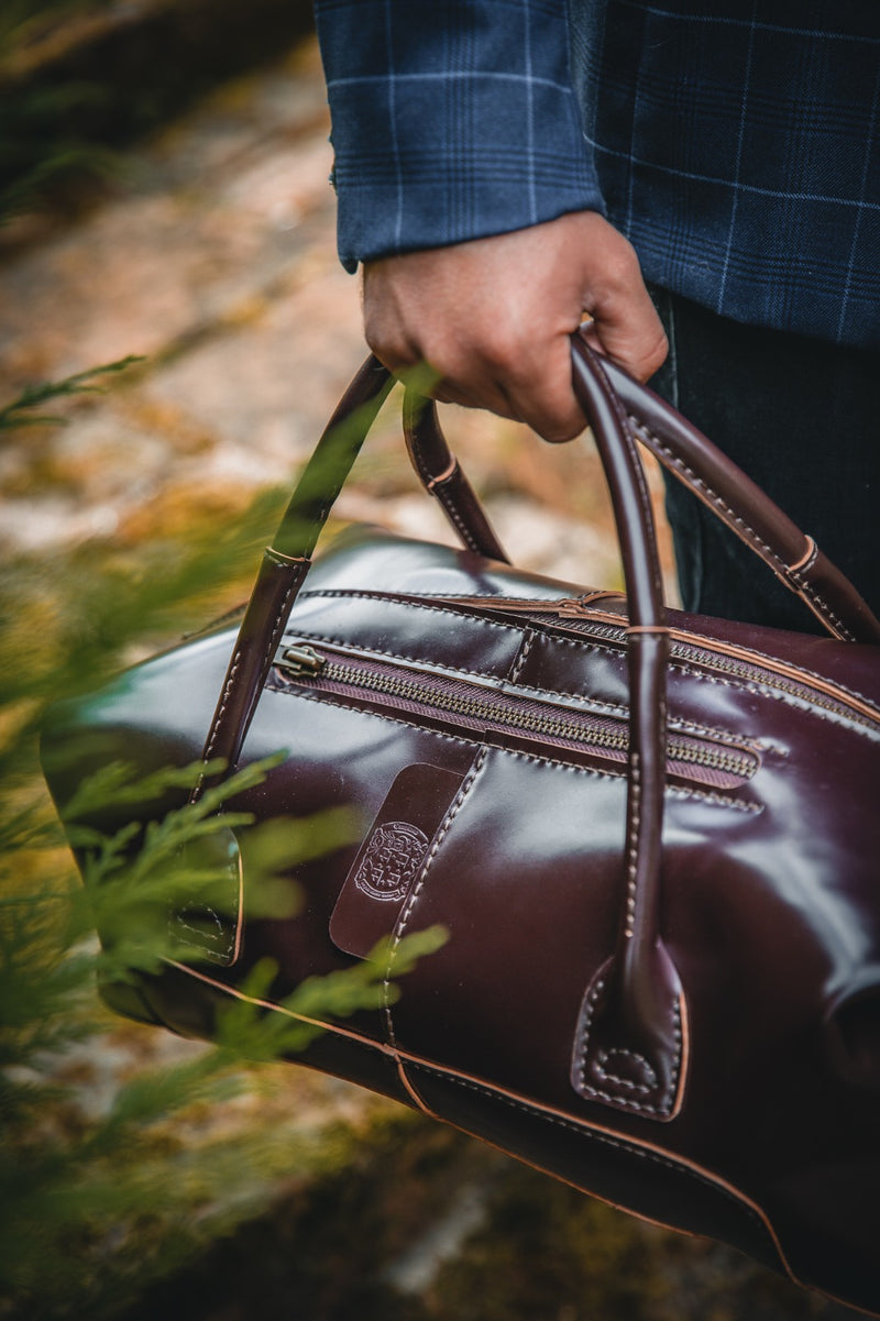 Shell Cordovan Weekender Duffle Bag