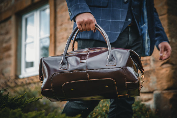 Shell Cordovan Weekender Duffle Bag