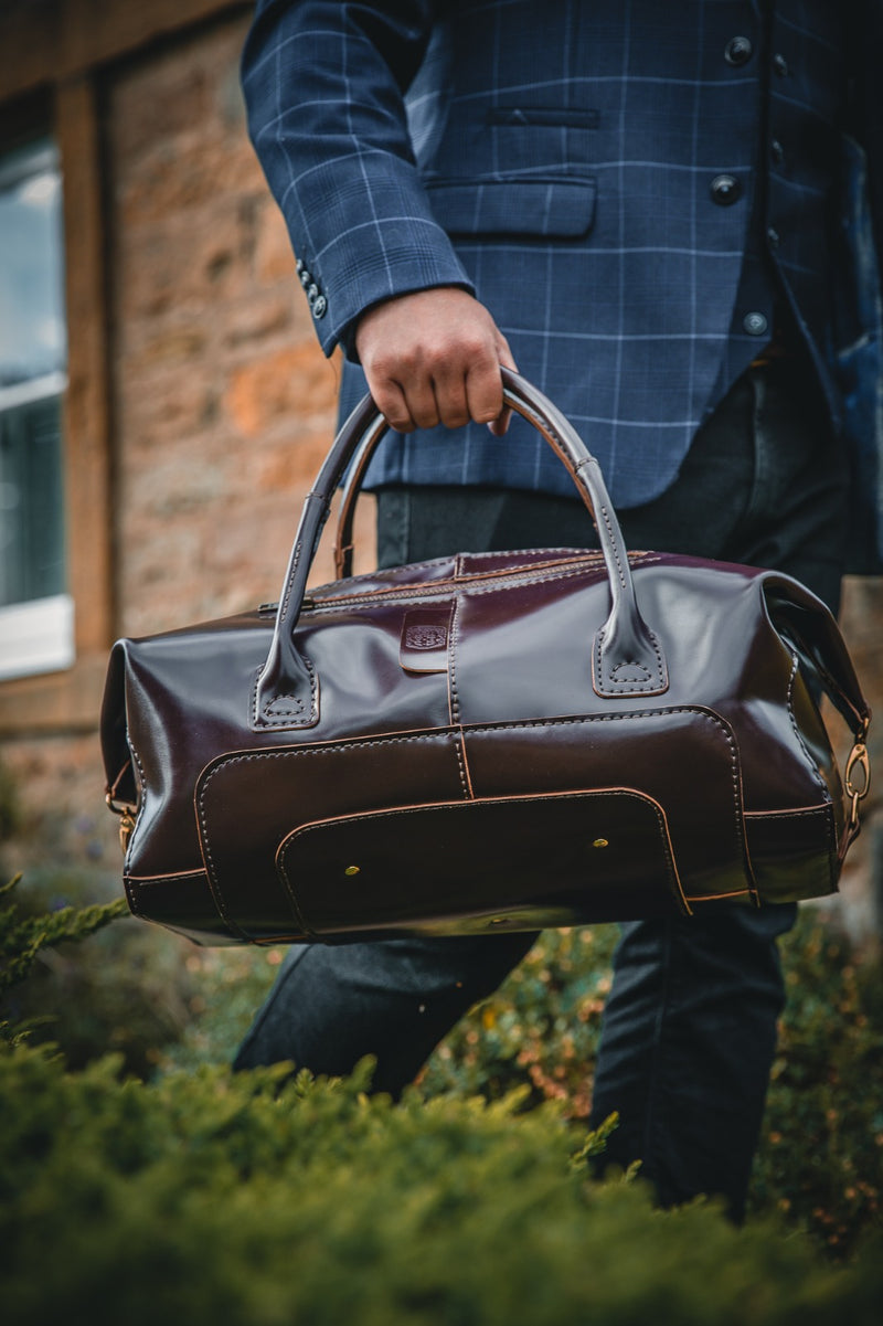 Shell Cordovan Weekender Duffle Bag