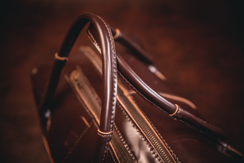 Handmade Leather Duffle Bags UK ›› Designs by Coupland Leather