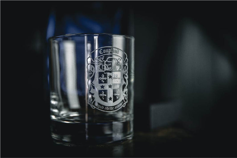 coupland leather whisky tumbler