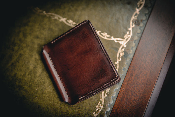 the lorne leather wallet closed 