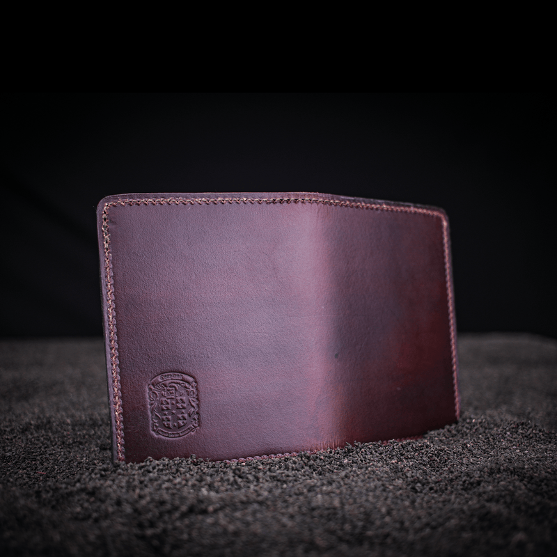 coupland crest on the Rob leather wallet
