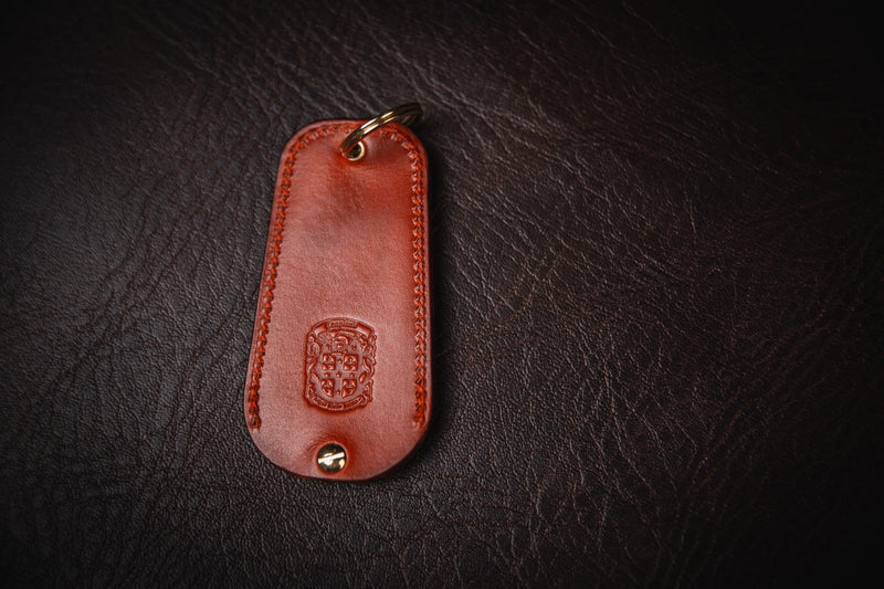 Red Porsche Tracker Holder Keyring, Porsche Taycan tracker fob keyring