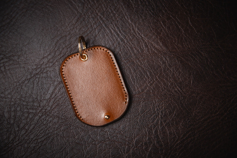 Light Brown Aston Martin Tracker Holder Keyring